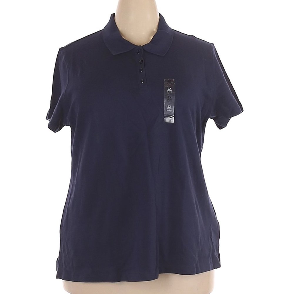 Karen Scott Short Sleeve Polo Size 2X NWT